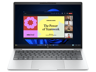 HP EliteBook 8 G1i 13 inch Notebook AI PC, Silver - 13.3-inch - Silver (BV8B4PT)