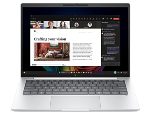 HP EliteBook 8 G1i 14 inch Notebook Next Gen AI PC, Silver + HP Universal USB-C Multiport Hub + HP 230 Slim Wireless Mouse - 14-inch - Glacier silver aluminium (BV5Y3PT-BN5)