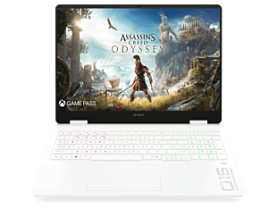 HP OMEN Gaming Laptop 16 inch 16-am0193TX, White  - 16" - Ceramic white (BX9L9PA)