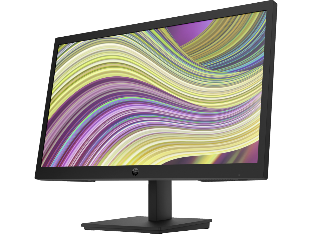 HP P22v G5 21.45 inch FHD Monitor - 21.45-inch (64V81AA) - Left facing
