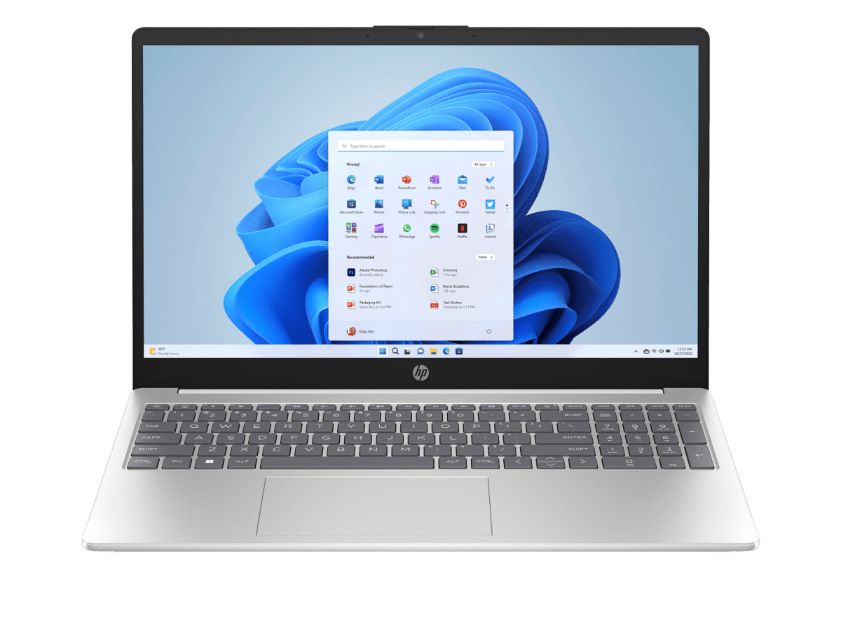HP 15.6 inch Laptop 15-fc0746AU, White - 15.6-inch (CS9W4PA