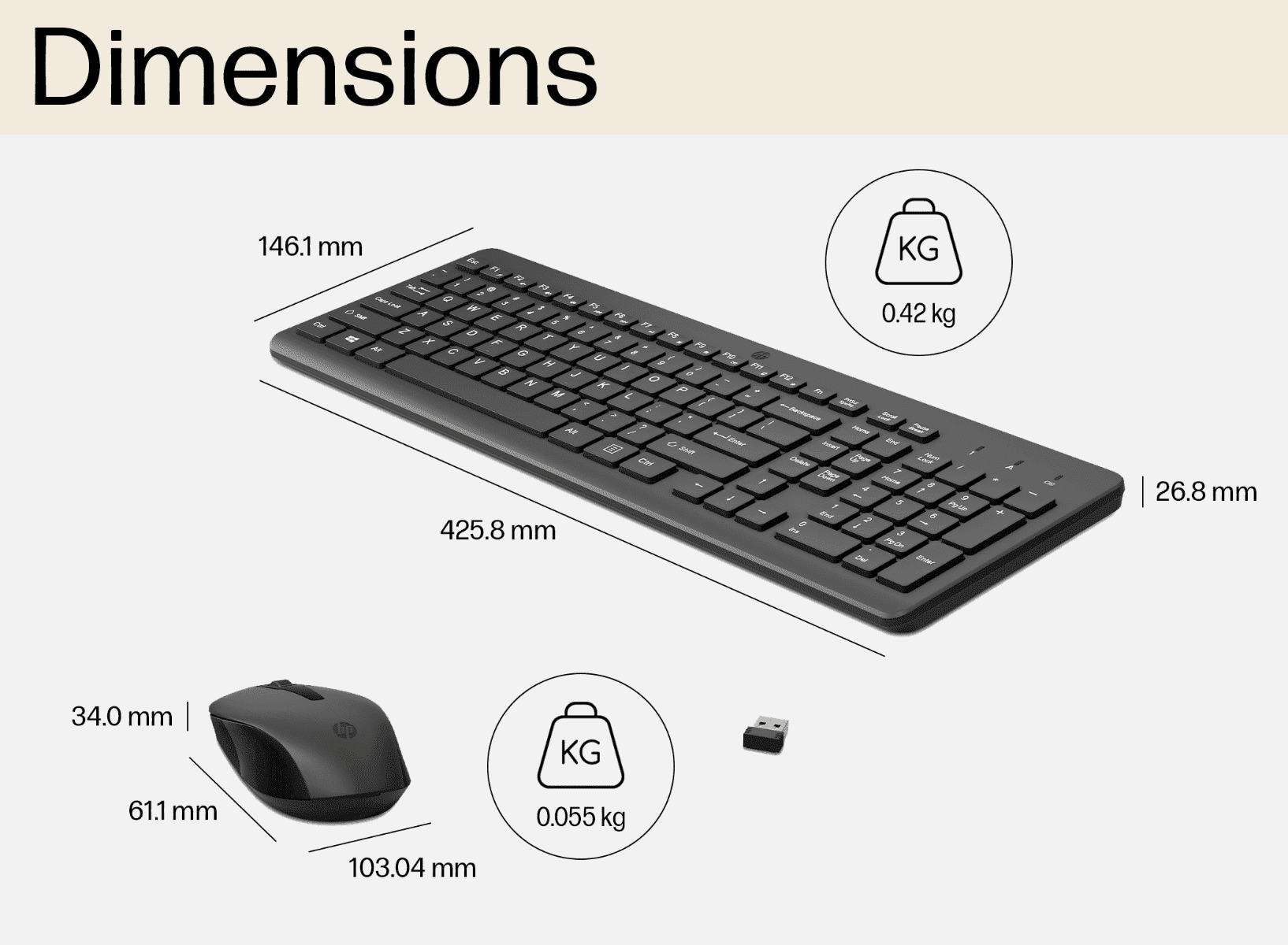 HP Wireless Combo