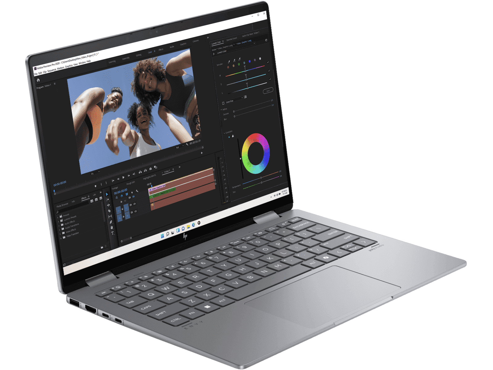 HP Envy x360 14 inch 2-in-1 Laptop 14-fa0141AU, Silver - 14-inch