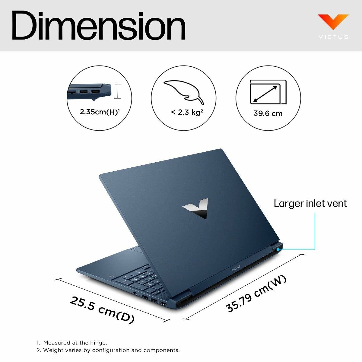HP VICTUS GAMING 15-Fa1231TX | 15.6" FHD 144Hz | i5-12450H | 8GB DDR4 | 512GB SSD | RTX4050 6GB | W11 8 HP Victus 15-Fa1231TX Gaming Laptop Dimension MC Solution BD