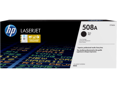 HP 508A, (CF360A) Black Original LaserJet Toner Cartridge HP 508A, (CF360A) Black Original LaserJet Toner Cartridge