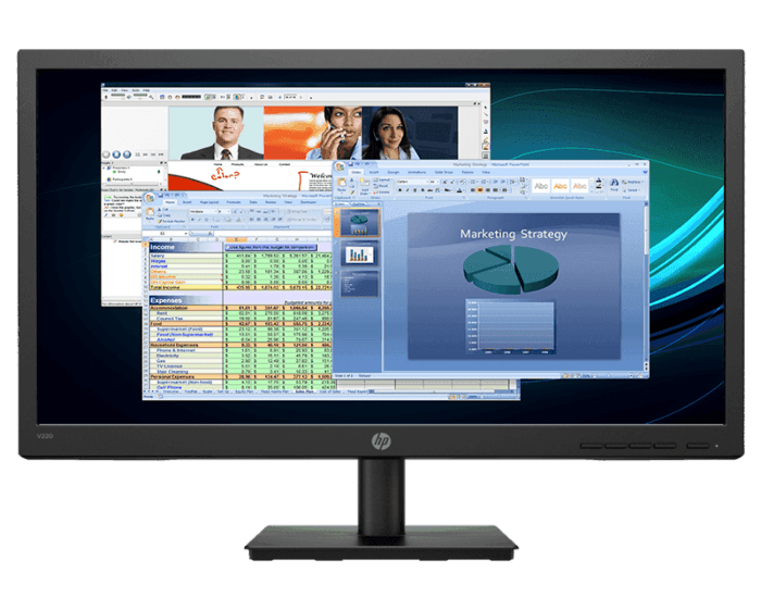 HP V220 21.5inch Monitor HP Online Store