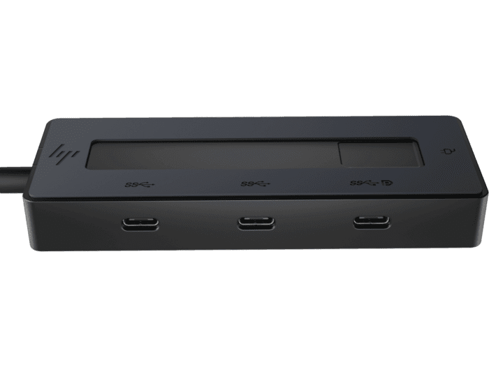 HP 4K USB-C Multiport Hub (6G843AA) - Center facing