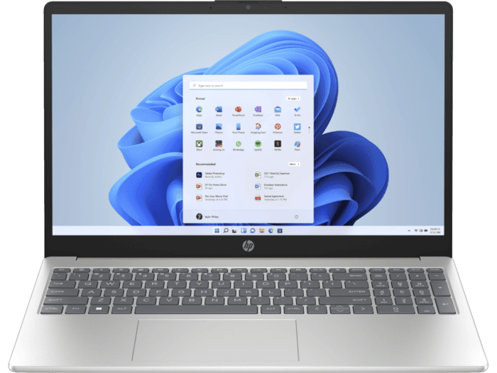 HP Laptop 15.6 inch 15-fd0054TU Gold - 15.6-inch - Warm gold cover, natural silver base and keyboard frame (7Z8D7PA)