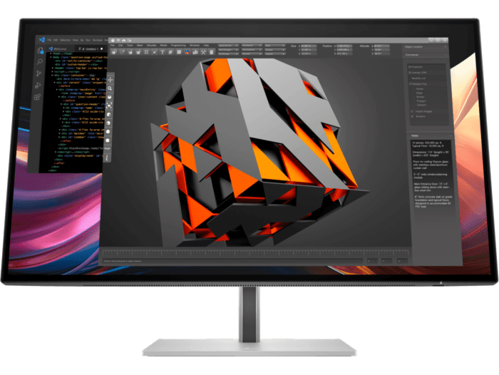 HP Series 7 Pro 27 inch QHD Monitor - 727pq - 27-inch (8J4D8UT) - Center facing