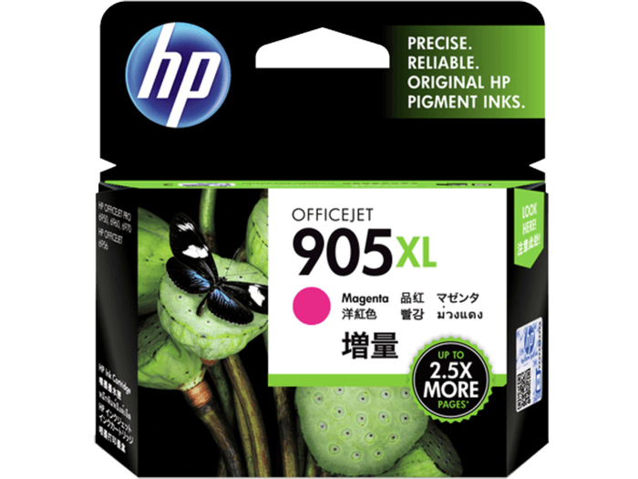 HP 905XL High Yield Magenta Original Ink Cartridge (T6M09AA) Shop HP