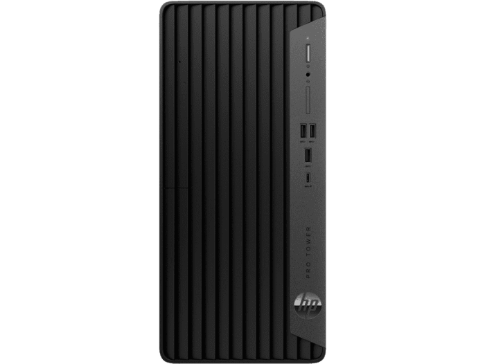 HP Pro Tower 400 G9 PCI Desktop PC + HP P24v G5 23.8 inch FHD Monitor - Without Screen - Black (A3MK9PT-BN1)