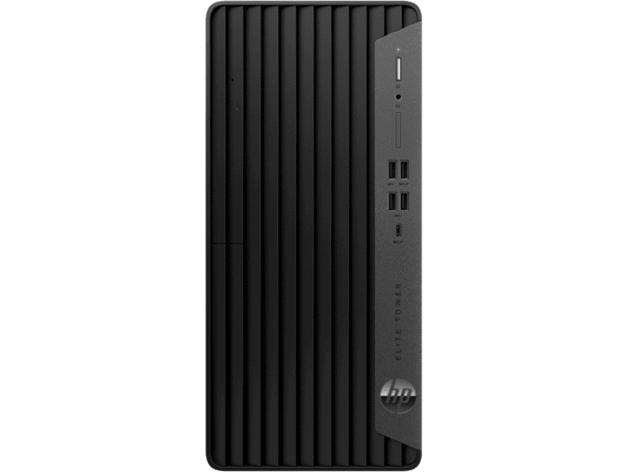 HP Elite Tower 800 G9 Desktop PC + HP P24v G5 23.8 inch FHD Monitor - Without Screen - Black (A3ND7PT-BN1)