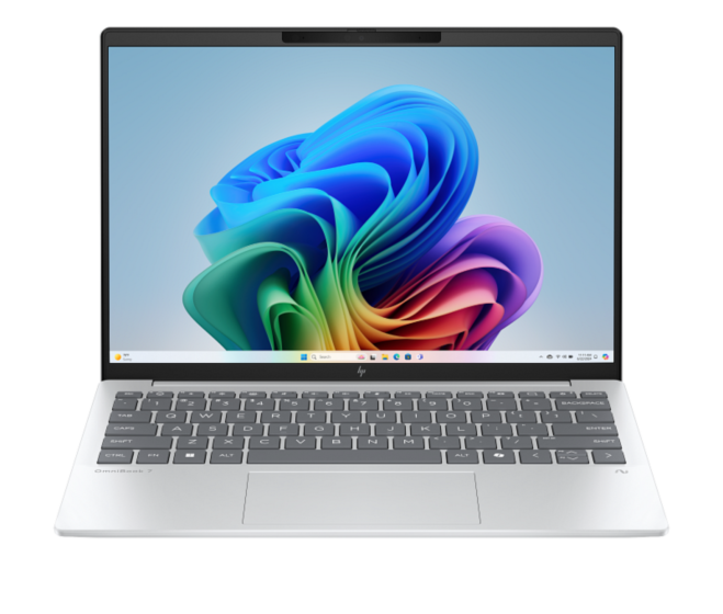 HP OmniBook 7 AeroNGAI 13-bg1034AU - 13.3-inch - Ceramic white (BM3B6PA) - Center facing
