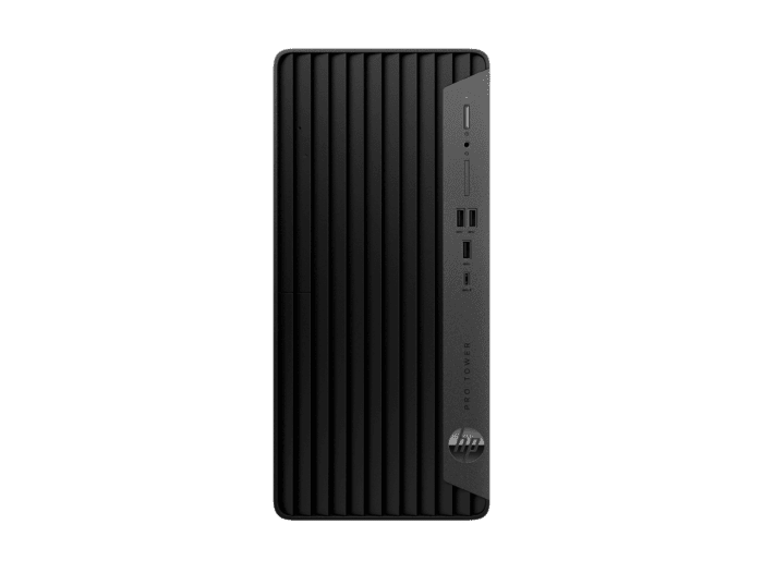 HP Pro Tower 400 G9 PCI Desktop PC - Without Screen - Black (C0BQ5PT) - Center facing