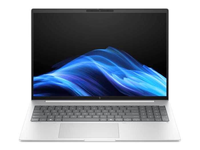 HP EliteBook 8 G1i 16 inch Notebook Next Gen AI PC - 16-inch - Glacier silver aluminium (C72Q8PT) - Center facing