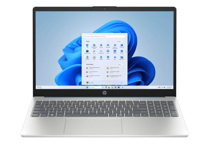 HP 15.6 inch Laptop AI 15-fd2116TU, Blue - 15.6-inch - Moonlight blue cover, natural silver base and keyboard frame (D4QU6PA)