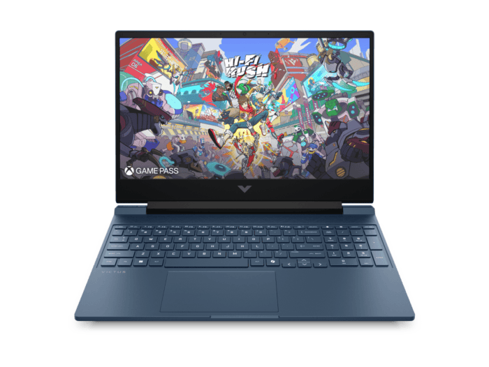 HP Victus Gaming Laptop 15-fa2608TX, Blue - 15.6" - Performance blue, chrome logo (D86ZYPA)