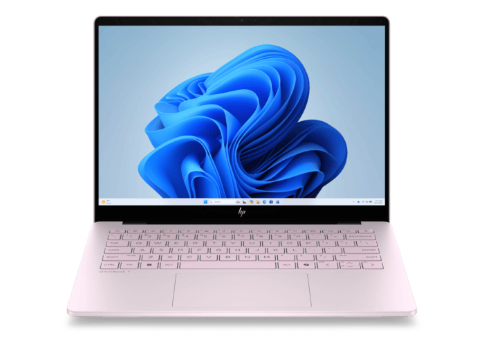 HP OmniBook 7 Laptop Next Gen AI 14-hg0052TU - 14" - Powder pink aluminum (DP7W7PA) - Center facing