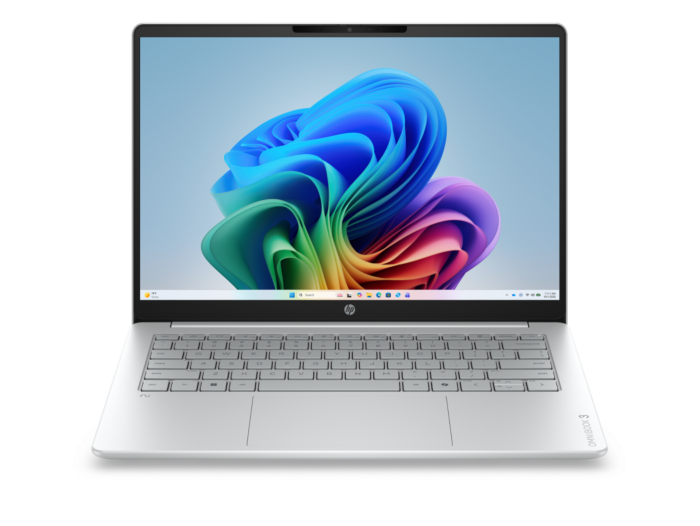 HP OmniBook 3 14 inch Laptop Next Gen AI 14-hz0063QU, Silver - 14" - Glacier silver (E07GVPA)