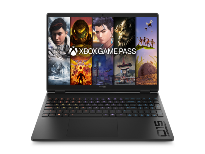 HyperX OMEN 15 inch Gaming Laptop PC 15-ga0066TX, Black - 15.3-inch - Shadow black (E08Z1PA) - Center facing