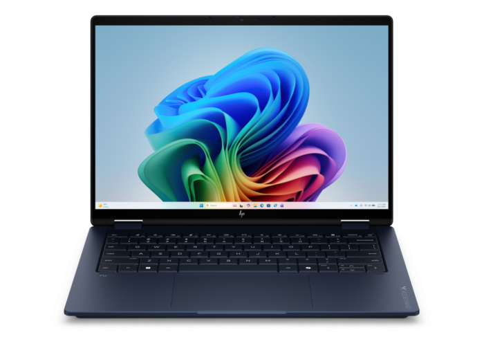 HP OmniBook X Flip 2-in-1 Laptop Next Gen AI 14-kc0087AU - 14" - Atmospheric blue aluminum (E0GC4PA) - Center facing