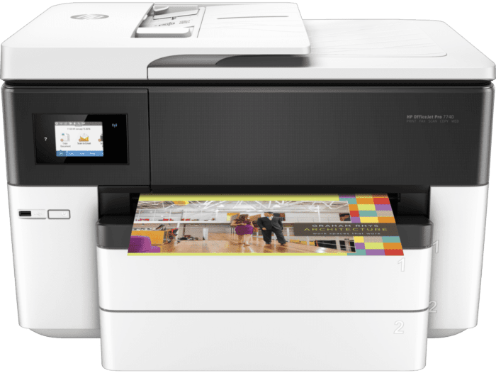 HP OfficeJet Pro 7740 Wide Format All-in-One Printer (G5J38A)