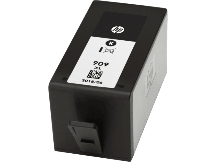 HP 909XL High Yield Black Original Ink Cartridge (T6M21AA) - Left facing