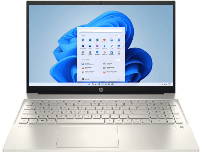 HP Pavilion Laptop 15-eg3052TU - 15.6" - Warm gold aluminum cover, luminous gold base and luminous gold aluminum keyboard frame (7Z8J0PA)