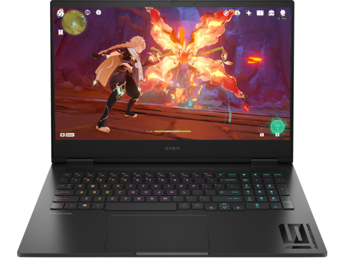 HP OMEN 16.1 inch Gaming Laptop 16-wf0099TX, Black - 16.1-inch - Shadow black cover and base, shadow black aluminum keyboard frame, black chrome logo (BH5S7PA)