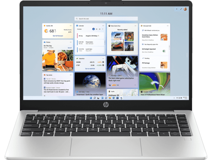 HP 240 14 inch G10 Notebook PC - 14-inch - Turbo silver (892U1PA)