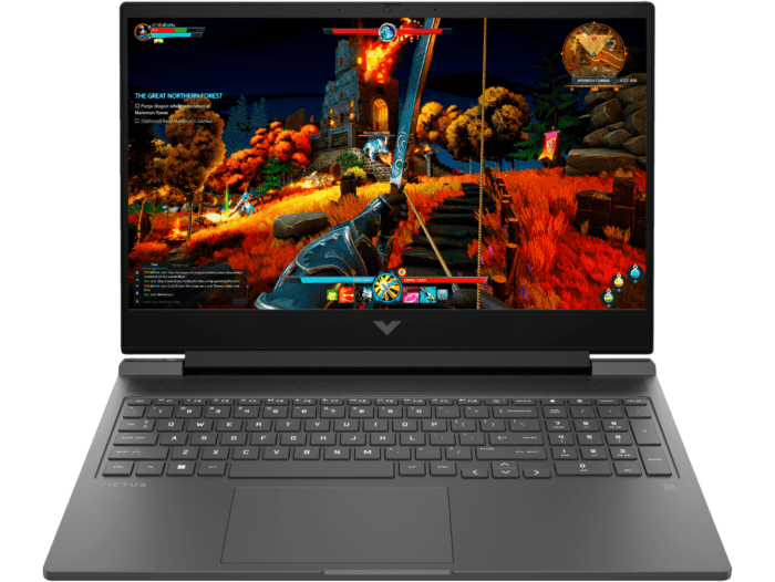 HP Victus 16-inch Gaming Laptop r0030TX Silver - 16.1-inch - Mica silver, black chrome logo (7Z705PA)