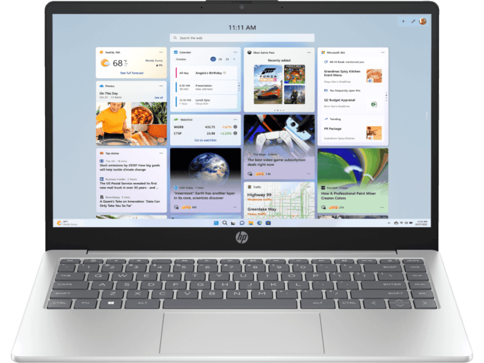 HP Laptop 14 inch 14-em0234AU, Silver - 14-inch - Natural silver (BT3R8PA)