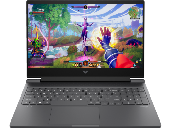 Victus Gaming Laptop 16.1 inch 16-r1286TX, Silver - 16.1-inch - Mica silver, black chrome logo (BT1W6PA)