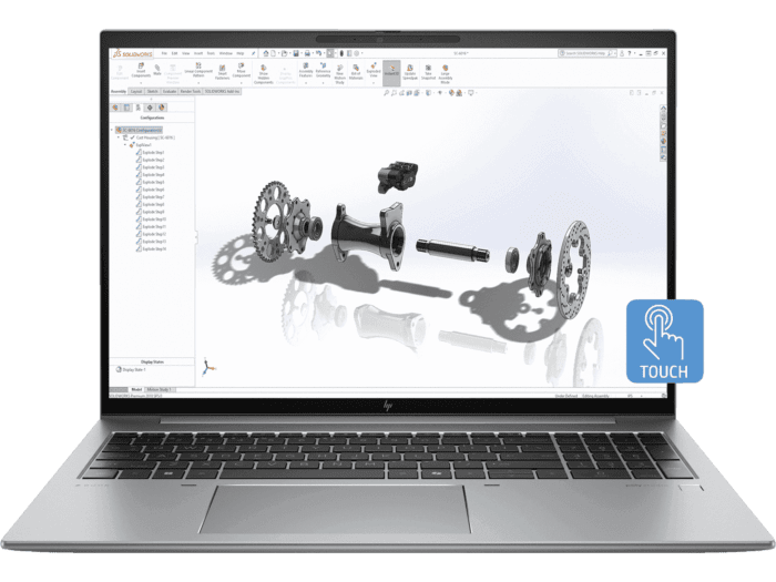 HP ZBook Firefly 16 inch G11 Mobile Workstation PC, Silver - 16-inch - Silver (A7KW9PT)