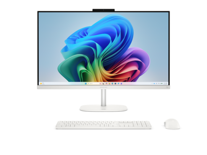 HP OmniStudio All-in-One Desktop 27-cu0007d PC - 27-inch - Cotton white (D71H0PA)