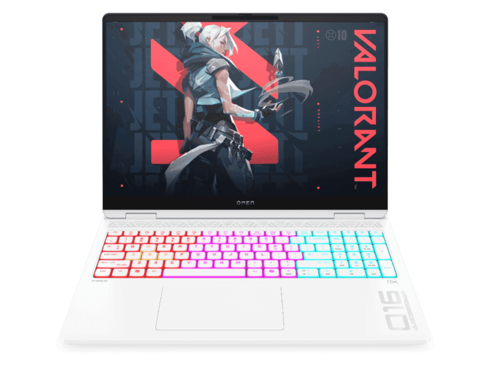 HP OMEN MAX 16 inch Gaming Laptop 16-ah0139TX, White - 16" - Ceramic white aluminum cover, ceramic white magnesium base and keyboard frame (BM2P3PA)