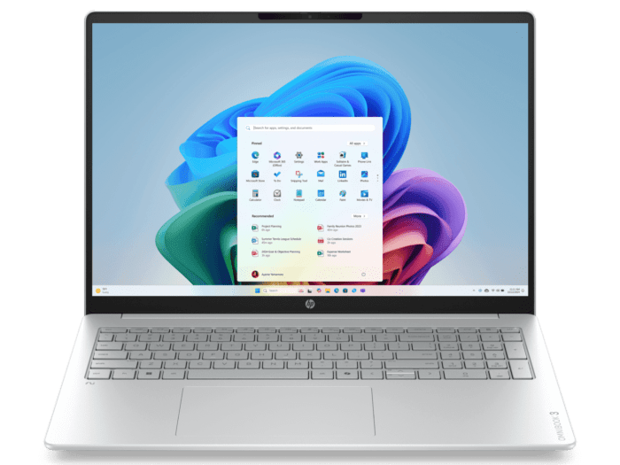 HP OmniBook 3 16 inch Laptop Next Gen AI 16-bv0023AU, Silver - 16" - Glacier silver cover and keyboard frame, canvas gray base (D4QV8PA)