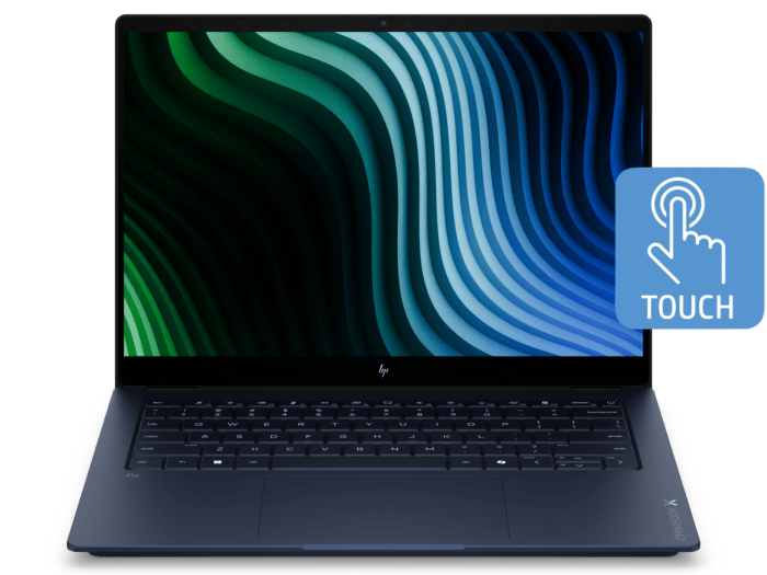 HP OmniBook X 14 inch Laptop Next Gen AI 14-ka0073TU, Blue - 14" - Atmospheric blue aluminum (DP8F8PA)