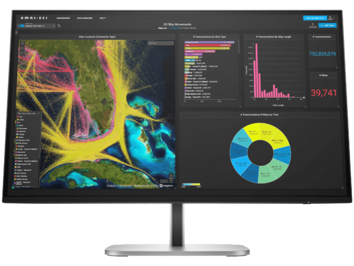 HP Series 5 Pro 27 inch QHD USB-C Monitor - 527pu - 27" (9E0G5AA) - Center facing