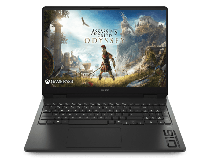 HP OMEN 16 inch Gaming Laptop 16-ap0209AX, Black - 16-inch - Shadow black, black chrome logo (CV6P8PA)