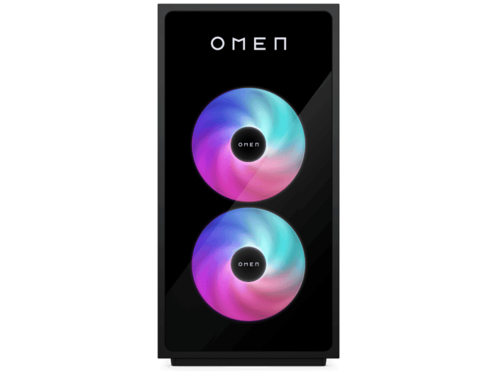 OMEN 35L Gaming Desktop PC GT16-1006 - Without Screen - Shadow black metal (D9UD5PA) - Left facing