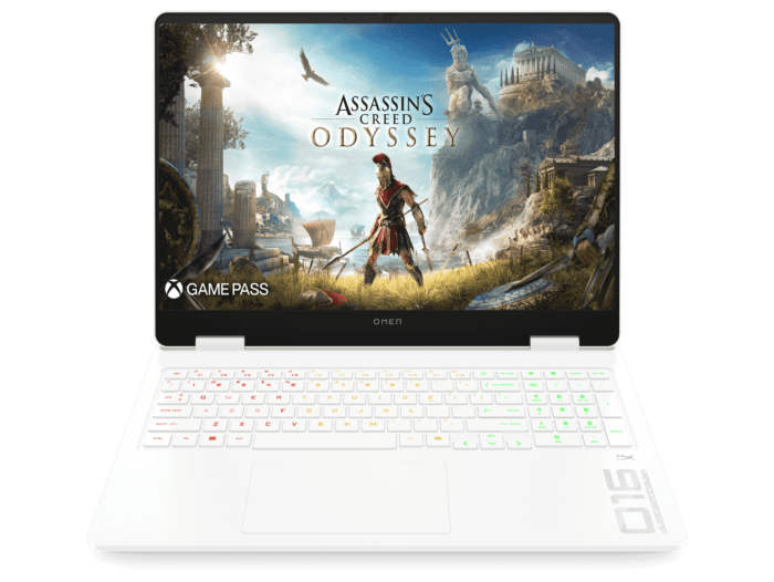 OMEN Gaming Laptop 16 inch 16-am0165TX, White  - 16" - Ceramic white (BT1X5PA)