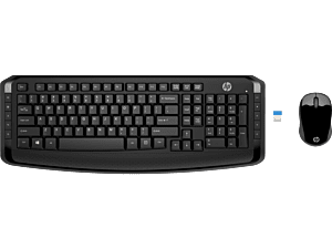 HP Wireless Keyboard and Mouse 300 (3ML04AA)