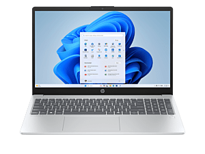 HP OmniBook 3 15.6 inch Next Gen AI 15-fn0059AU, Silver - 15.6-inch - Glacier silver (C44ZZPA) - Center facing