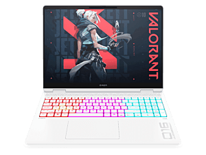 HP OMEN MAX 16 inch Gaming Laptop 16-ah0139TX, White - 16" - Ceramic white aluminum cover, ceramic white magnesium base and keyboard frame (BM2P3PA)