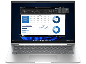 HP ProBook 4 G1i 14 inch Notebook AI PC, Silver - 14-inch - Pike silver (DJ0L1AT)