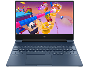 HP Victus 15.6 inch Gaming Laptop 15-fb3227AX, Blue - 15.6-inch - Performance blue, chrome logo (CV9T5PA)