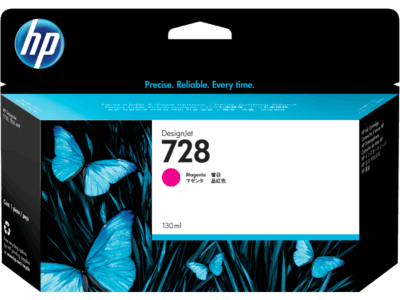 HP 728 130-ml Magenta DesignJet Ink Cartridge HP 728 130-ml Magenta DesignJet Ink Cartridge
