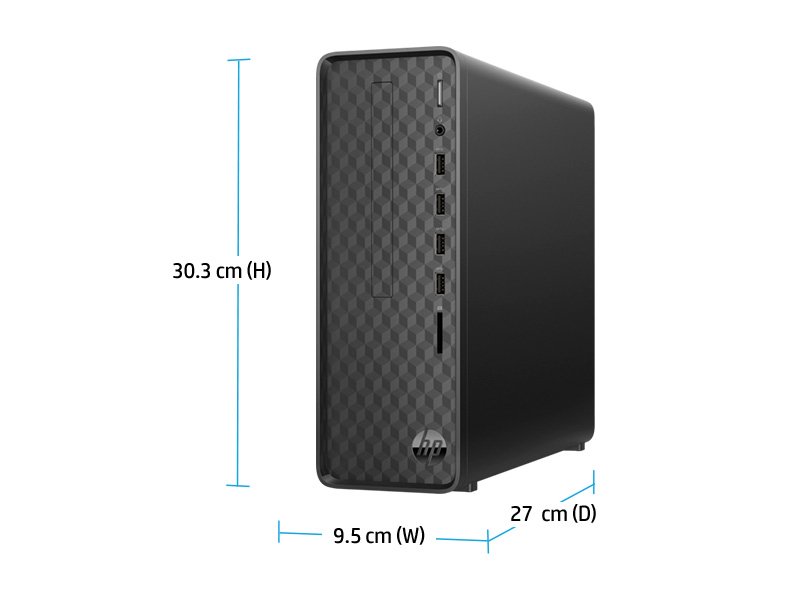 Refurbished Hp Slimline 290 A0046 Desktop Pc Amd Fusion Dual Core A9 9425 8gb 1tb Dvd W10h Walmart Com