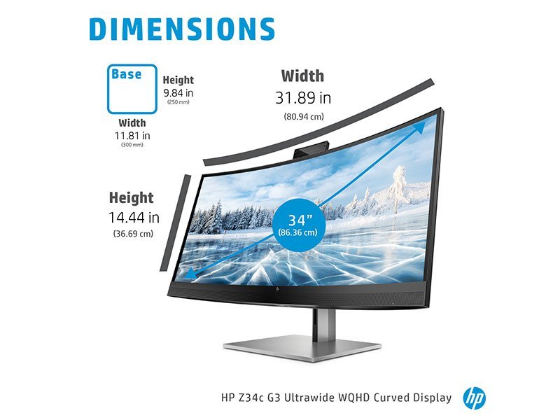 HP Z34c G3 WQHD Curved Display - Shop HP.com Malaysia